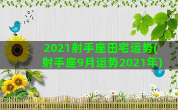 2021射手座田宅运势(射手座9月运势2021年)